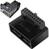 Generico USB Motherboard Adapter - USB Extension Adapter, USB Motherboard Header Adapter, 19-pin/20-pin Male to Female Adapter, Front Panel Connector, USB 3.0 Motherboard Internal Header