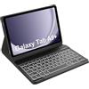 Occtingkind, Tastiera per Samsung Tab A9 Plus 11 pollici 2023, Cover con tastiera Samsung A9+, Custodia con Retroilluminata Rimovibile Bluetooth Keyboard per Galaxy Tab A9Plus, Italiano, USB C, Nero