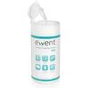 Ewent EW5612 (100 pezzi) Salviette umidificate per la pulizia di occhiali, Schermi LCD per computer, laptop, iPhone, iPad, Tablet, formula antistatica e antibatterica