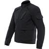 Dainese - Lario Tex Jacket, Giacca Moto Urban, con Protezioni Removibili, Tessuto Ventilato, Man, Nero, 50