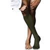 FALKE No. 9 M KH cotone al ginocchio tinta unita 1 paio, Calzini lunghi Uomo, Verde (Artichoke 7436), 45-46