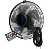 BAKAJI Ventilatore da Muro Parete 36 cm con 3 Livelli di Velocità Pale in Polipropilene