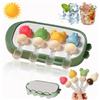 Plstod Stampo per Gelato 8 Cavità Stampi Ghiaccioli in Silicone Stampo per Ghiaccio Creativo Stampi per Gelati con Stecco, Facile da Rilasciare Stampo Ghiaccioli per Bambini e Adulti
