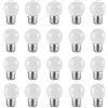 WULUN E27 G45 lampadina LED, 2W equivalente a 20W, 200 lumen bianco caldo, adatto per l'atmosfera di luce di casa cortile decorazione all'aperto festa matrimonio, AC 220-240V, 20 Pezzi