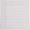 Vent Systems 170 x 170 mm - Bianco - Copertura per presa d'aria in metallo - Griglia di ventilazione per intradosso quadrata - Copertura per griglia - Zanzariera incorporata - Prese d'aria HVAC per
