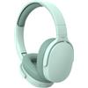 Trevi DJ 12E45 BT Cuffie Wireless con Microfono e Lettore MP3 Incorporati, Ingresso AUX-IN, con Archetto Pieghevole, Compatibili con Smartphone e PC, Autonomia 5-7 Ore, Ricarica in 1-2 Ore, Verde