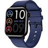 Trevi T-FIT 201 A Smartwatch con Chiamata Wireless, Grande Display AMOLED 1.85" Always On, Fitness Tracker con Controllo Attività Fisica e Stato di Benessere, Monitoraggio Sonno, Waterproof IP67, Nero