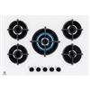 Electrolux Piano Cottura A Gas Electrolux EGG75372W Serie 600 5 Fuochi (L74XP51) Vetro Bianco