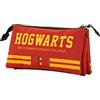 KARACTERMANIA Harry Potter Gryffindor-Astuccio Triplo FAN, Rosso, 23 x 11 cm