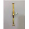 CINTURINO OROLOGIO ANSA 14 MM ACCIAIO LAMINATO ORO "CAMPAGNOLO" -NUOVO-
