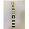 INOX CINTURINO OROLOGIO "ACCIAIO CLASSY" BICOLORE 18 MM -NUOVO