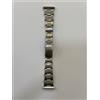 CINTURINO OROLOGIO ANSA 16-21 MM ACCIAIO "MODELLO OYSTER" -ANNI 80-