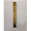 CINTURINO OROLOGIO ACCIAIO MOLLA ELASTICO "LAMINATO ORO" ANSA 16-22 MM ANNI 90