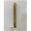 generico CINTURINO OROLOGIO ACCIAIO LAMINATO GIALLO MOLLA ANSA 14 MM -VINTAGE-
