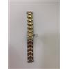 CINTURINO OROLOGIO ANSA 16 MM ACCIAIO BICOLORE "ELEGANCE" -NUOVO-