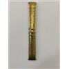 CINTURINO OROLOGIO ACCIAIO MOLLA "LAMINATO ORO" ANSA 16-20 MM ANNI 90