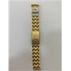 CINTURINO OROLOGIO ANSA 20 MM ACCIAIO LAMINATO ORO LUCIDO/SATINATO -NUOVO-