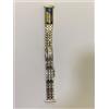INOX CINTURINO OROLOGIO "ACCIAIO VINTAGE" PIATTO ANSA 16 MM -NUOVO