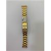 CINTURINO OROLOGIO ANSA 20 MM ACCIAIO LAMINATO ORO VINTAGE SATINATO -NUOVO-