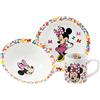 Stor Set spuntino in ceramica in confezione regalo 3 pezzi (ciotola, piatto, tazza) di Minnie Mouse