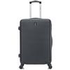 CELIMS - Valigia Media 20 kg Rigida Leggera | Valigia da Stiva 65cm Donna | Lucchetto Integrato | ABS | Trolley Medio 65cm con 4 Ruote | Nero