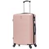 CELIMS - Valigia Media 20 kg Rigida Oro Rosa Leggera | Valigia da Stiva 65cm Donna | Lucchetto Integrato | ABS | Trolley Medio 65cm con 4 Ruote