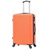 CELIMS - Valigia Media 20 kg Rigida Arancione Leggera | Valigia da Stiva 65cm Donna | Lucchetto Integrato | ABS | Trolley Medio 65cm con 4 Ruote