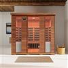 Parama Sauna ad infrarossi 160x210 cm H195 in legno di cedro con radio integrata | Porvoo