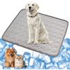 YXHZVON Tappetino Refrigerante per Cani, 70 x 55 cm Tappetino Rinfrescante per Gatti Impermeabile, Materassino Refrigerante per Cani e Gatti in Estate, L, Grigio