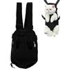 ZLXHDL Zaino Pettorale Per Animali Domestici, Zaino Porta Cani Traspirante Portatile Per Animali Domestici Accessori Per Animali Domestici Per Escursionismo Bici da Viaggio Moto(L-nero)