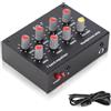 Segrehy Equalizzatore Digitale a 7 Bande, Regolazione Bassi Alti 12dB, Doppio Canale con Chip Originali TI/ST, Compatibile con Cuffie, Equalizzatore Audio per Auto in Lega di Alluminio