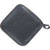 KÜCHENPROFI Set di 2 presine Joy, protezione dal calore fino a 250 °C, in silicone, termoisolante, con pratica linguetta per appenderla, 19,5 x 19,5 cm, colore: nero resistente alle alte temperature