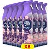 Ambi Pur Deodorante Ambiente Spray, Confezione da 8 Deodoranti, Fragranza Lenor Fiori Esotici, Combatte Gli Odori In Qualsiasi Stanza Della Casa