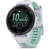 Garmin Forerunner 265S Smartwatch da corsa unisex, misura 42 mm, Whitestone/Neo Tropic