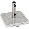 Outsunny Supporto Base Per Ombrellone da Giardino in Marmo Peso 25kg 42×42×36cm