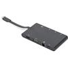 Digitus DA-70865 Docking Station 9 Porte con Connettore USB Tipo C, Nero