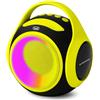 Trevi XR 8A 202 Speaker Portatile 20W, Cassa Wireless con Funzione TWS, Presa USB, Micro SD, Batteria Integrata, Giallo
