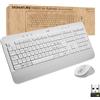Logitech Signature MK650 Combo for Business, mouse e tastiera senza fili, Logi Bolt, Bluetooth, SmartWheel, certificato a livello globale, Windows/Mac/Chrome/Linux - Bianco