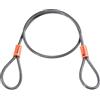 Kryptonite Cavo a doppio cappio Kryptoflex 525, Cavo antifurto per bici, Combinabile con tutti i lucchetti a U e i bloccadisco, Utile per il blocco di componenti a sgancio e accessori, Lunghezza 76 cm