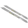 AgriEuro TOP-LINE RA136X40W - Coppia rampe di carico fisse 4 mt in alluminio con bordi - Portata 38 quintali