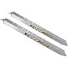 AgriEuro TOP-LINE RA150X40NB - Coppia rampe di carico fisse 4 mt in alluminio senza bordi - Portata 58 quintali