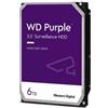 Westerndigital HD WD PURPLE WD64PURZ 6TB SATA3 256MB per VIDEOSORVEGLIANZA EU HARD DISK INTERNI