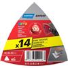 Norton - Fogli abrasivi Expert, 95 mm, grana 120 (Confezione da 14)