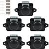 EUNEWR 5PCS Pulsante di Chiusura a Pressione Serratura a Scatto Della Porta,Porte Armadietti Caravan Mobili Barca,Pulsante Cassetto Armadio Porta Chiusura a Scatto Caravan Camper Van RV