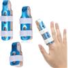 WMUVAZA Stecche per le dita, 3PCS Stecca da Dito Stabilizzatore Protettore, Supporto per le dita Stabilizzatore per dita per dita rotte che raddrizzano l'immobilizzazione dell'articolazione