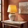 Sofia Ceramiche Comp Lume Boccia in Ceramica di Caltagirone h 27 cm — Limoni Siciliani - 27 cm / Limoni Siciliani