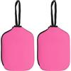 PATIKIL Copertura Racchetta Pickleball Universale 11,8x8,6 Pollici, 2pz Custodia Racchetta Pickleball in Neoprene Borsa Stoccaggio con Tracolla per Racchette Pickleball, Nero