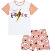 Harry Potter Hedwig - Pigiama estivo da bambina, 7-14 anni, Colore: rosa., 11-12 Jahre