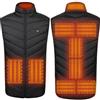 Bouncy Gilet riscaldato per donne e uomini, gilet riscaldato con 15 cuscinetti riscaldanti, ricaricabile tramite USB, gilet termico invernale per moto, pesca, passeggiate e lavoro all'aperto per Natale