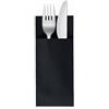 VelaHub Soft Point 50 - Tovaglioli usa e getta, 32 x 38 cm, colore: Nero